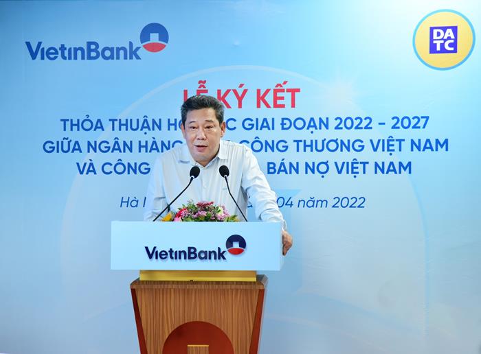 Ông Lê Hoàng Hải - Chủ tịch HĐTV DATC phát biểu tại buổi Lễ